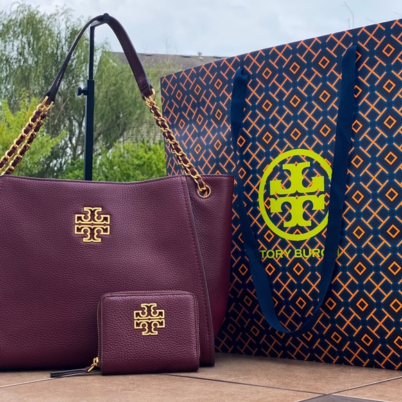 NWT Tory Burch Britten Tote & Wallet Set - Picture 5 of 6